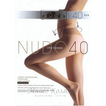 Колготки с низкой талией OMSA Nudo 40 vita bassa